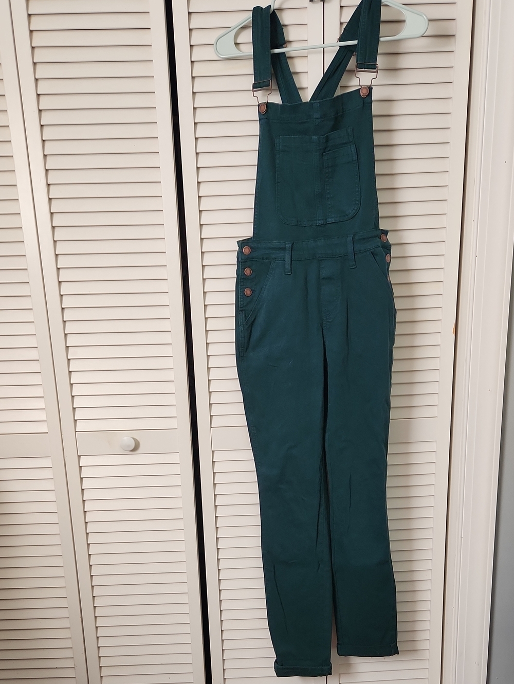 Judy Blue Dark Teal Denim Jumpsuit Overalls